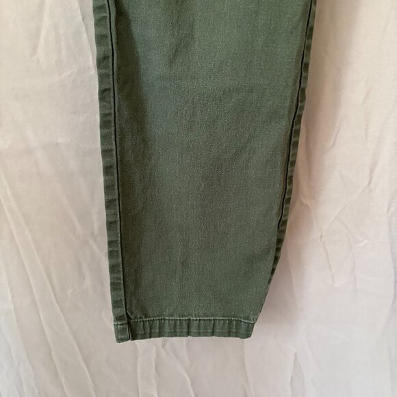 Old Navy Men's Slim Built in Flex Heritage Green Chino Pants Size 34X30 Office - Picture 5 of 13